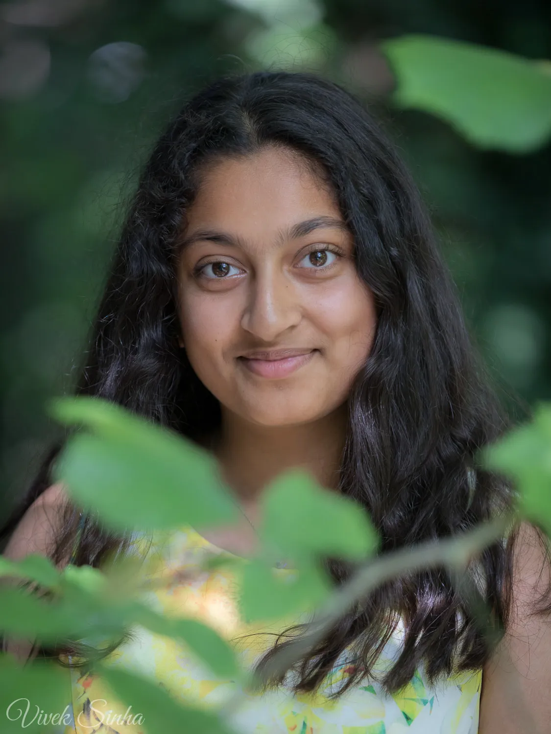Portrait of a teenaged girl